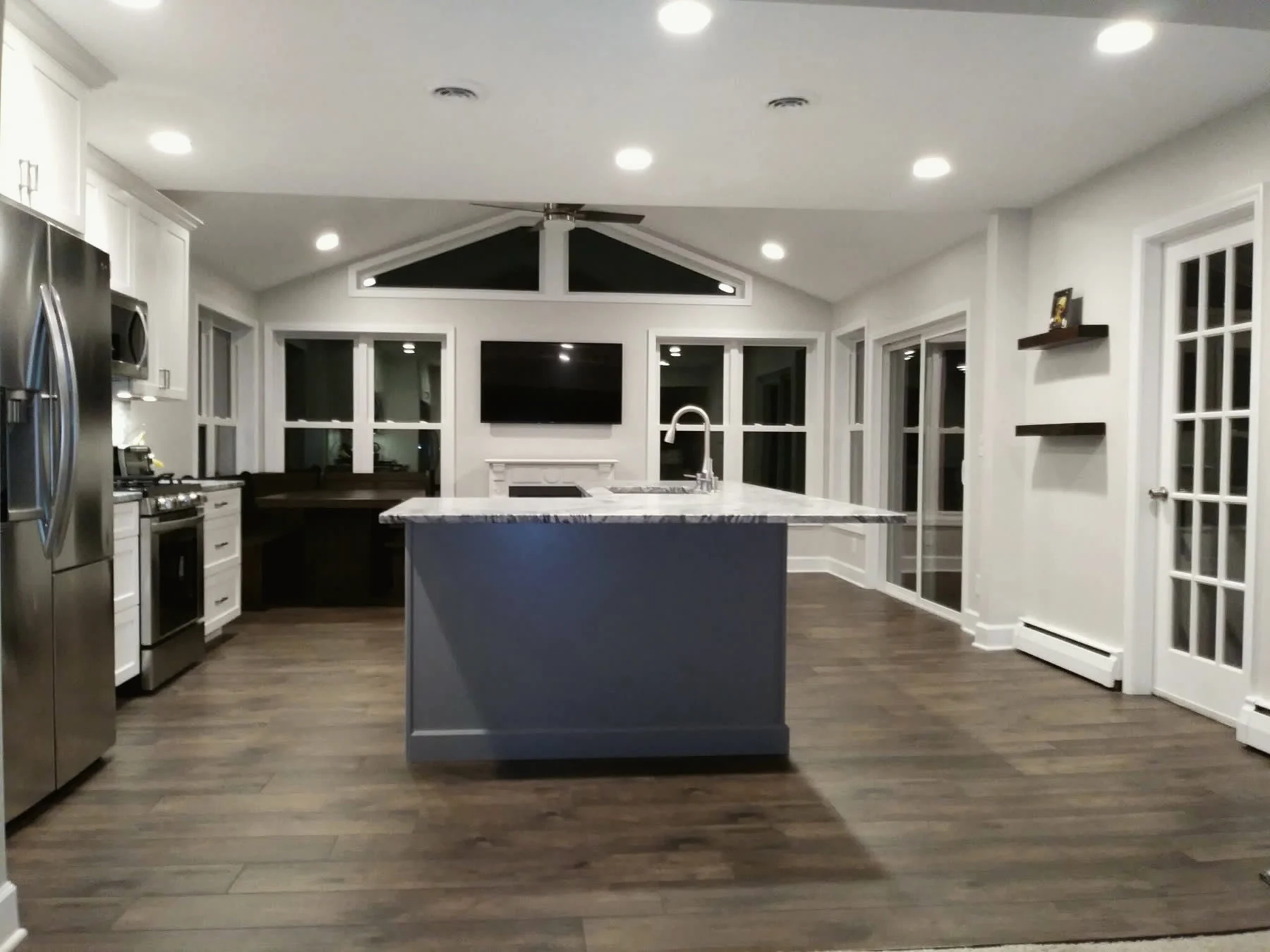 Open-concept kitchen remodel